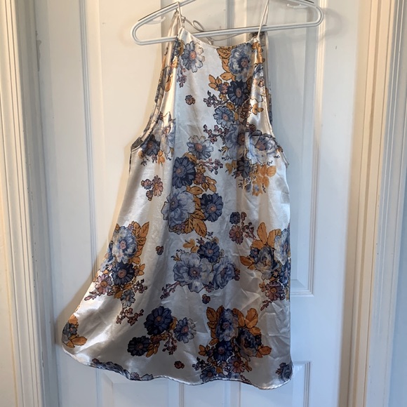 Free People Shiny Shift dress Size L - Picture 1 of 5